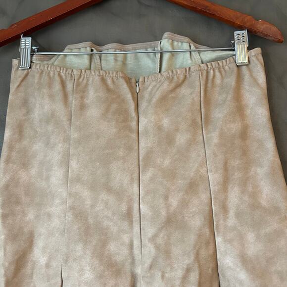 PrettyLittleThing Stone Bodycon Strapless Lace Up Mini Dress US Size 8 - Picture 9 of 11